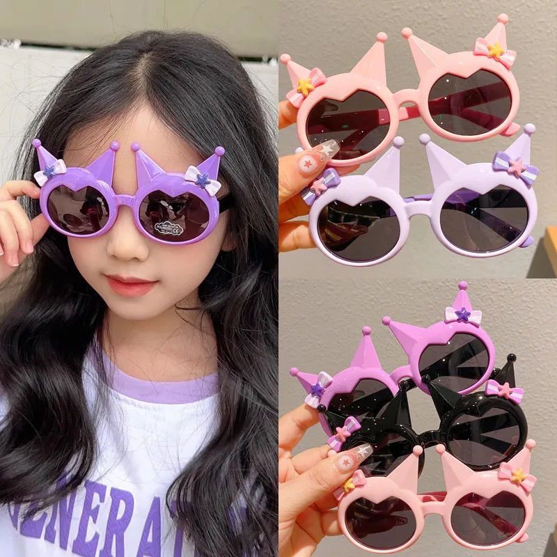 Ribbon Bow Gift - Cute Cartoon Sunglasses Kawaii Skull Bow