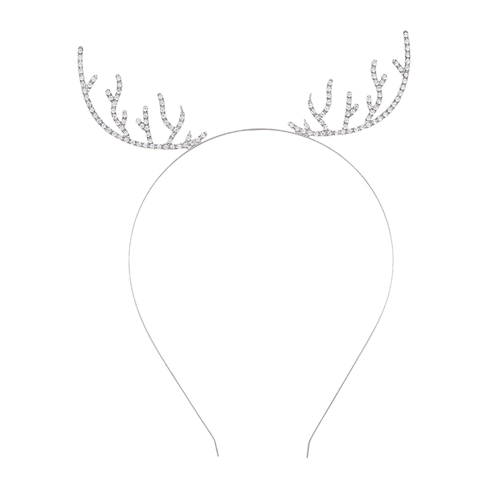 Reindeer Antlers Headband - Antlers Headband Headpiece Headwear Glitter Christmas