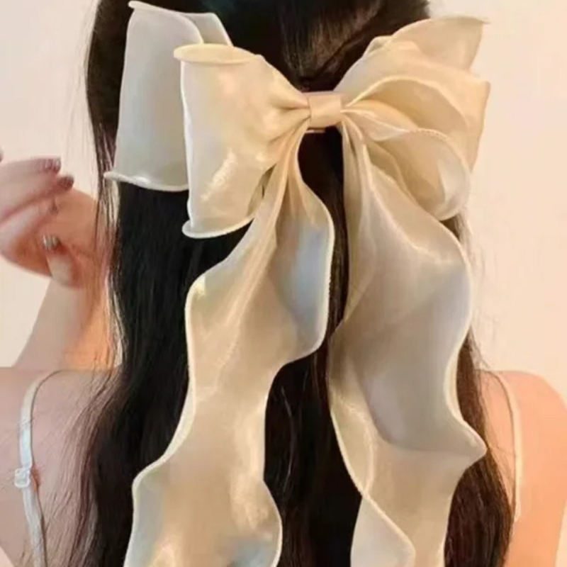 Ribbon Bow Gift - French Style Black Organza Fluttering Ribbon