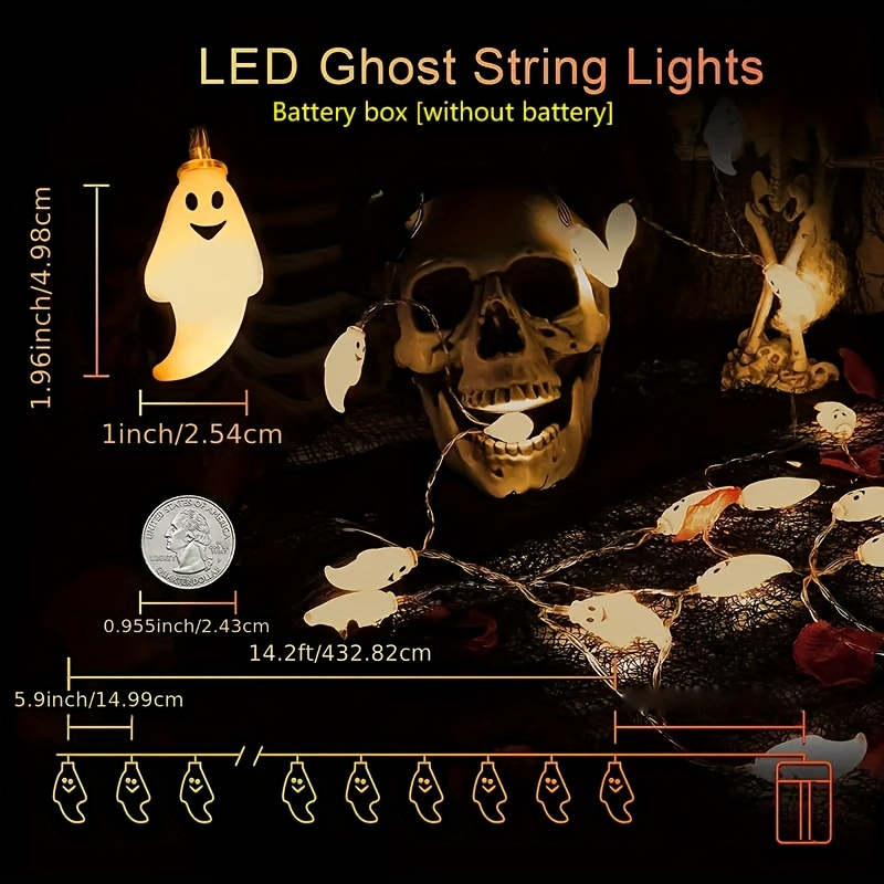 Battery Ghost LED String Light - Led Fairy String Lights review and price
