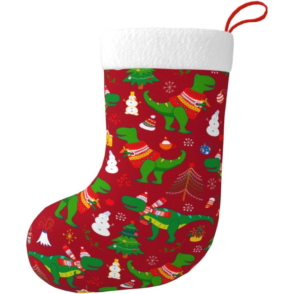 Cute Christmas Dinosaur Christ - Christmas Stocking Hanging review and price