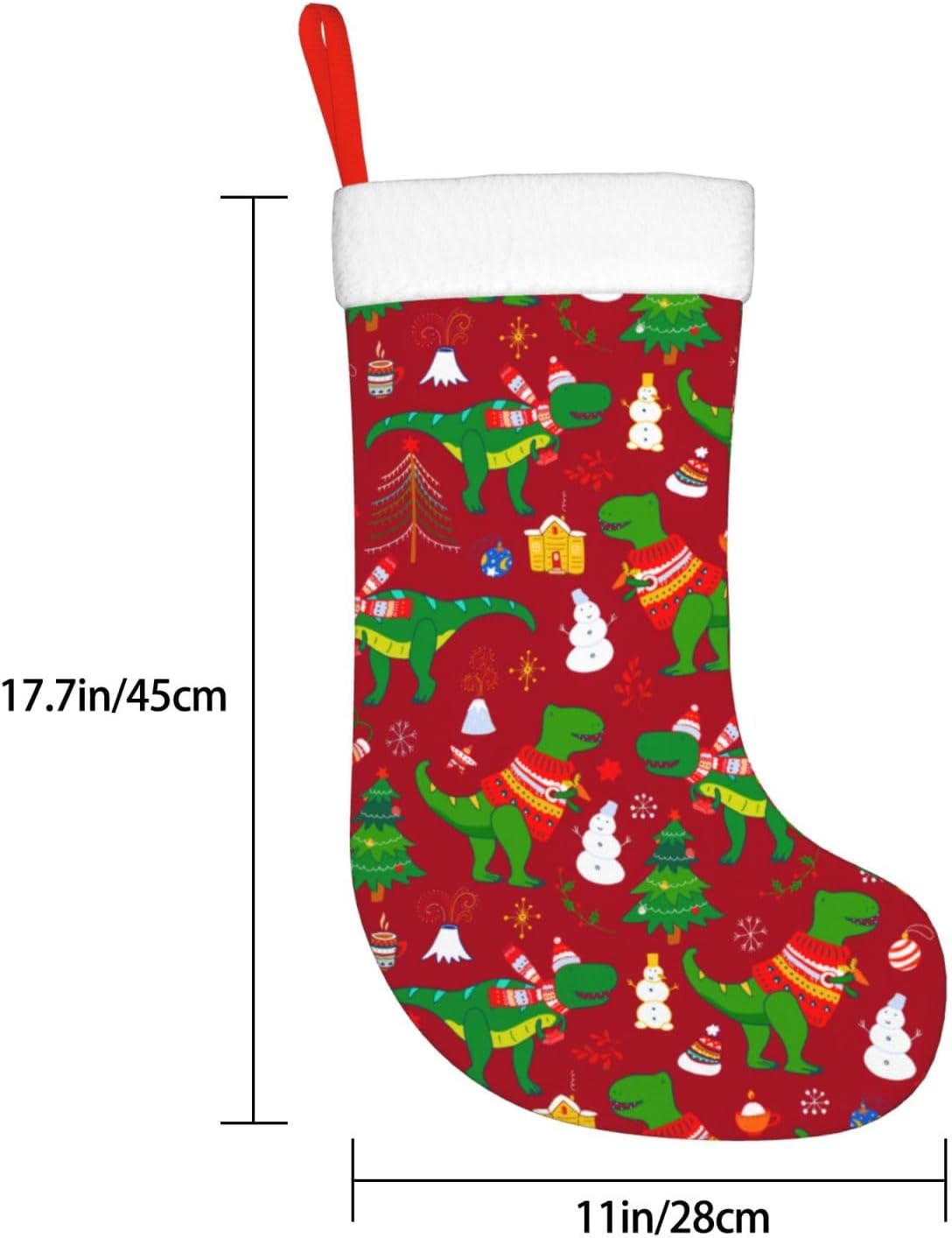 Cute Christmas Dinosaur Christ - Christmas Stocking Hanging review and price