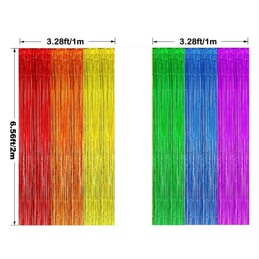 Party Backdrop Fringe Tinsel C - Tinsel Garland Decoration review and price