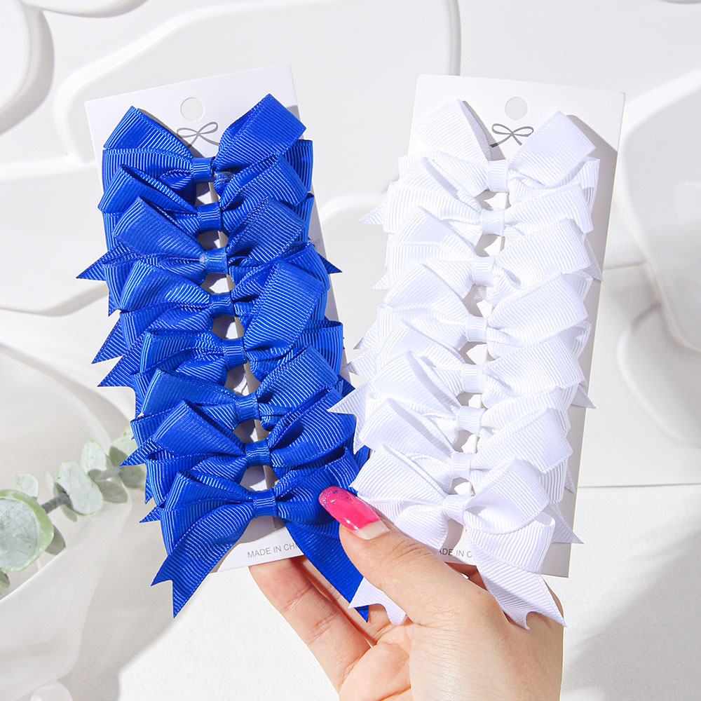 2/4/6PCS Blue White Ribbon Bow - Ribbon Bow Gift review and price