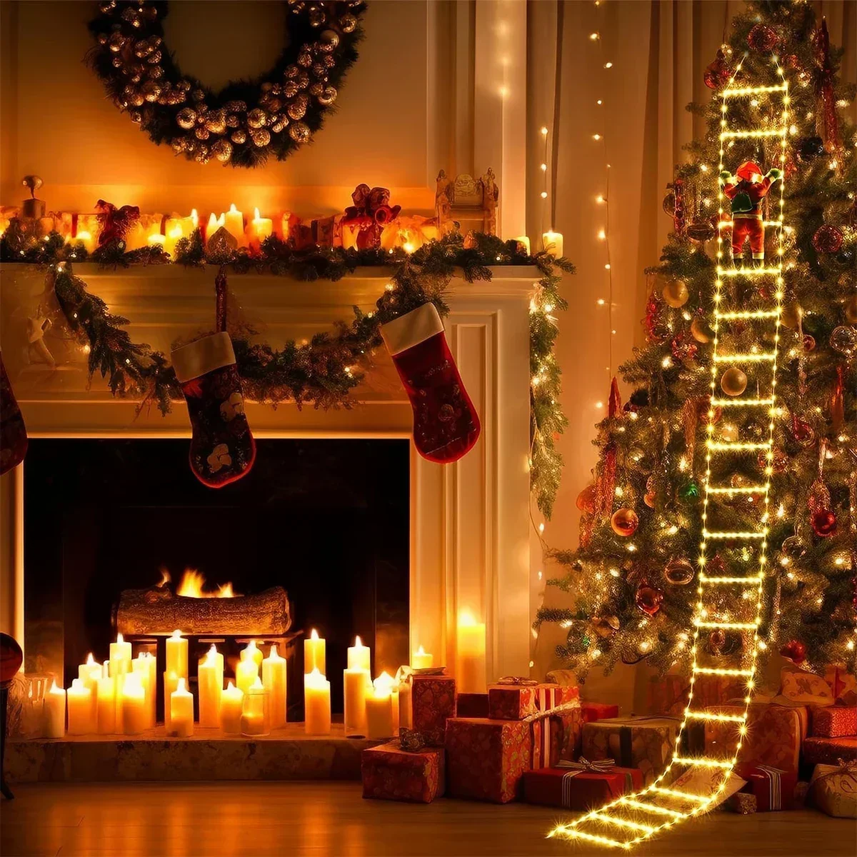 LED Ladder Light for Santa Cla - Christmas Lights Outdoor review and price