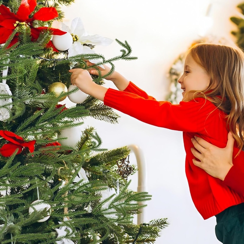 10PCS Christmas Artificial Nor - Christmas Wreath Fake review and price
