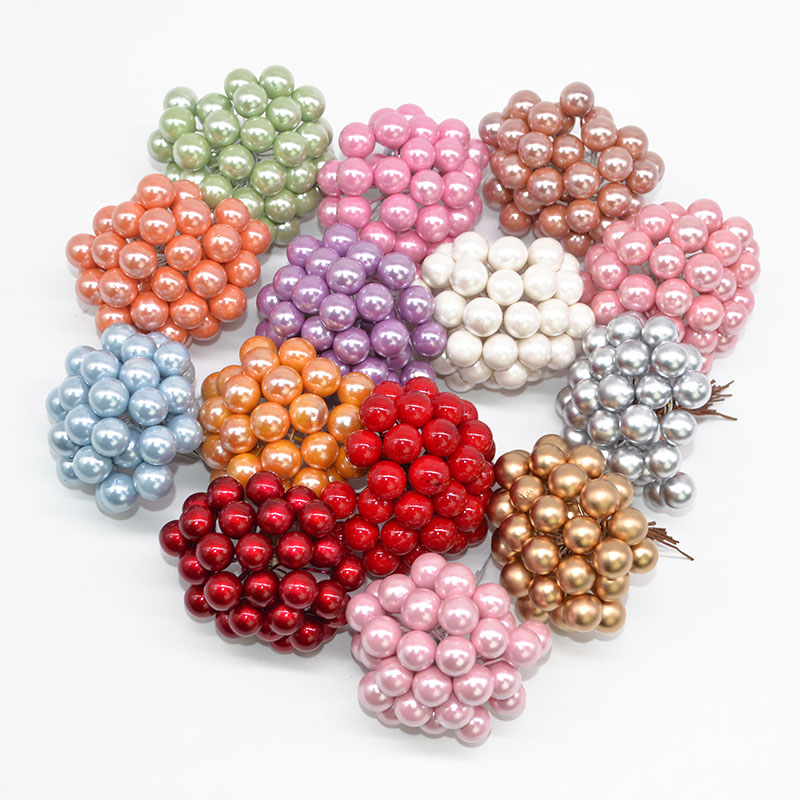 100/200pcs Pearl Stamens Mini  - Christmas Wreath Fake review and price