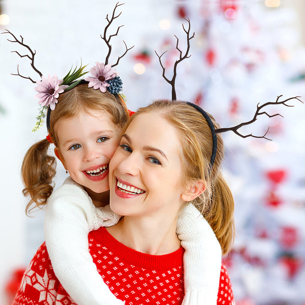 16Pcs Christmas Antler Headban - Reindeer Antlers Headband review and price