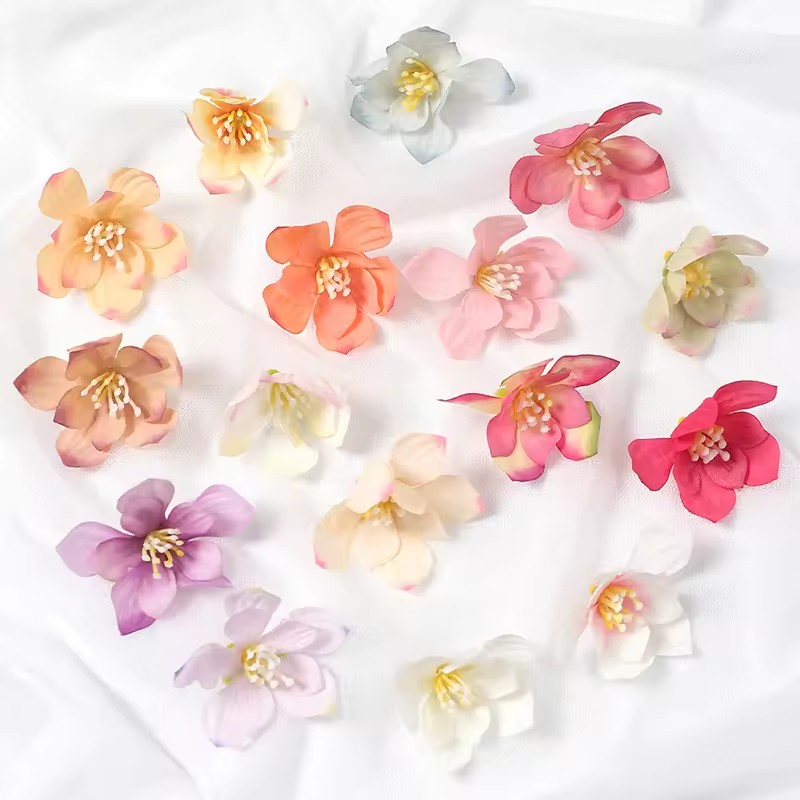 50Pcs 5cm Artificial Rose Flow - Christmas Wreath Fake review and price