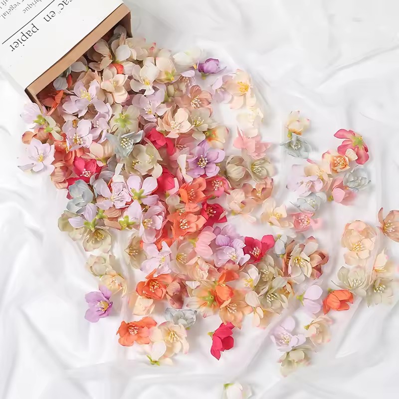 50Pcs 5cm Artificial Rose Flow - Christmas Wreath Fake review and price