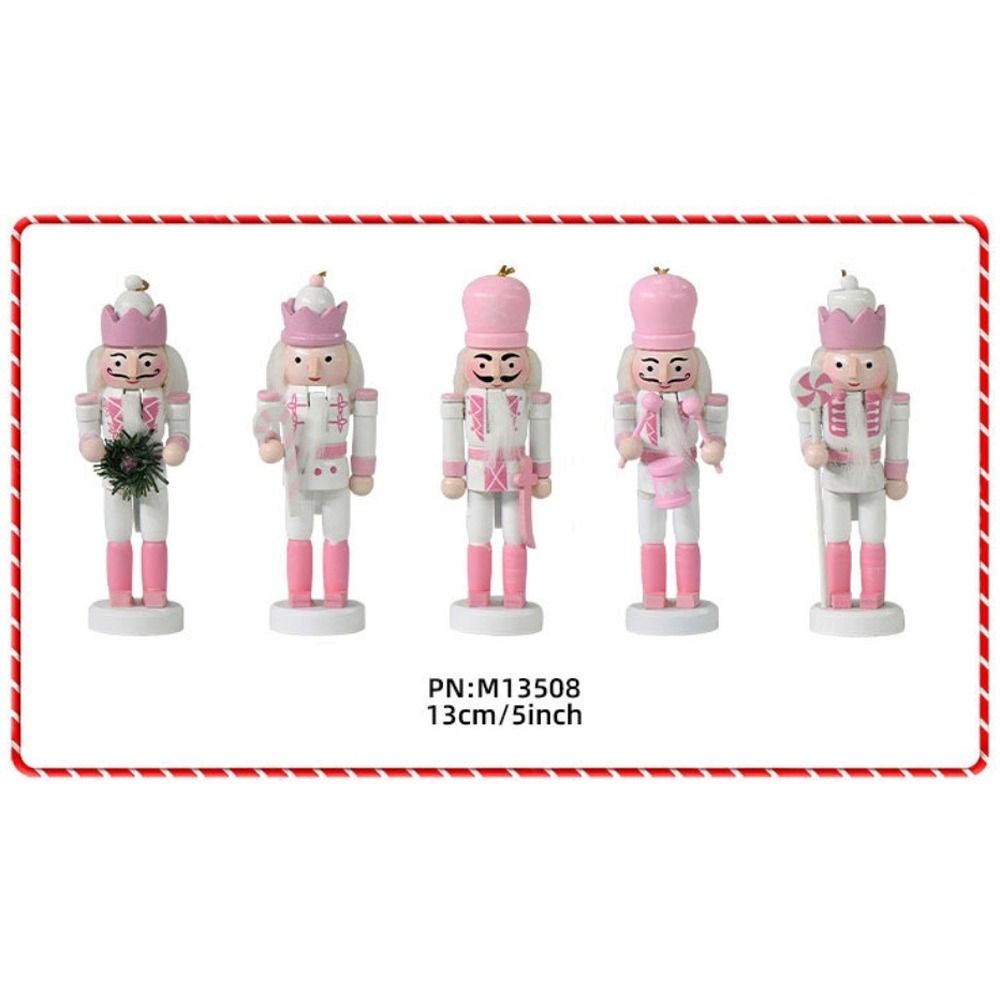 5PCS Macarone Powder Christmas - Nutcracker Figurine review and price