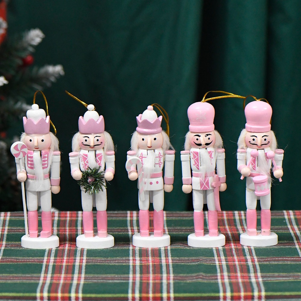 5PCS Macarone Powder Christmas - Nutcracker Figurine review and price