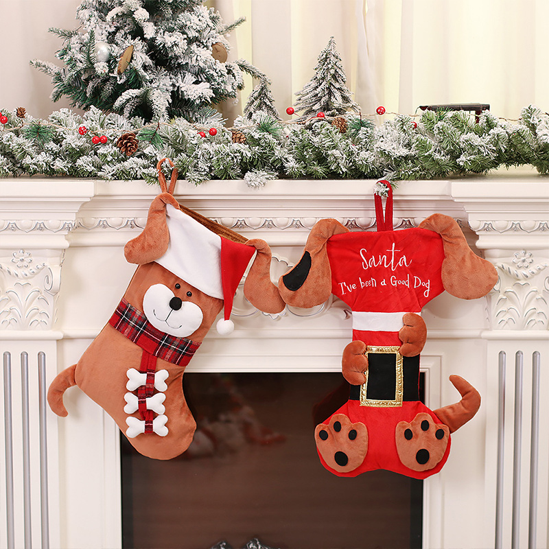 3D Animal Christmas Stockings  - Christmas Stocking Hanging review and price