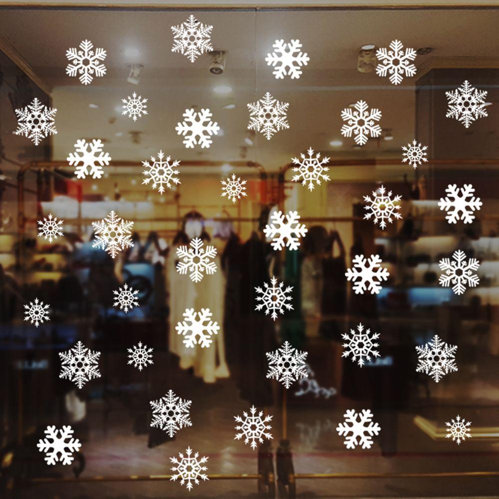27/38PCS Gift Xmas  Festival S - Snowflake Window Decal review and price