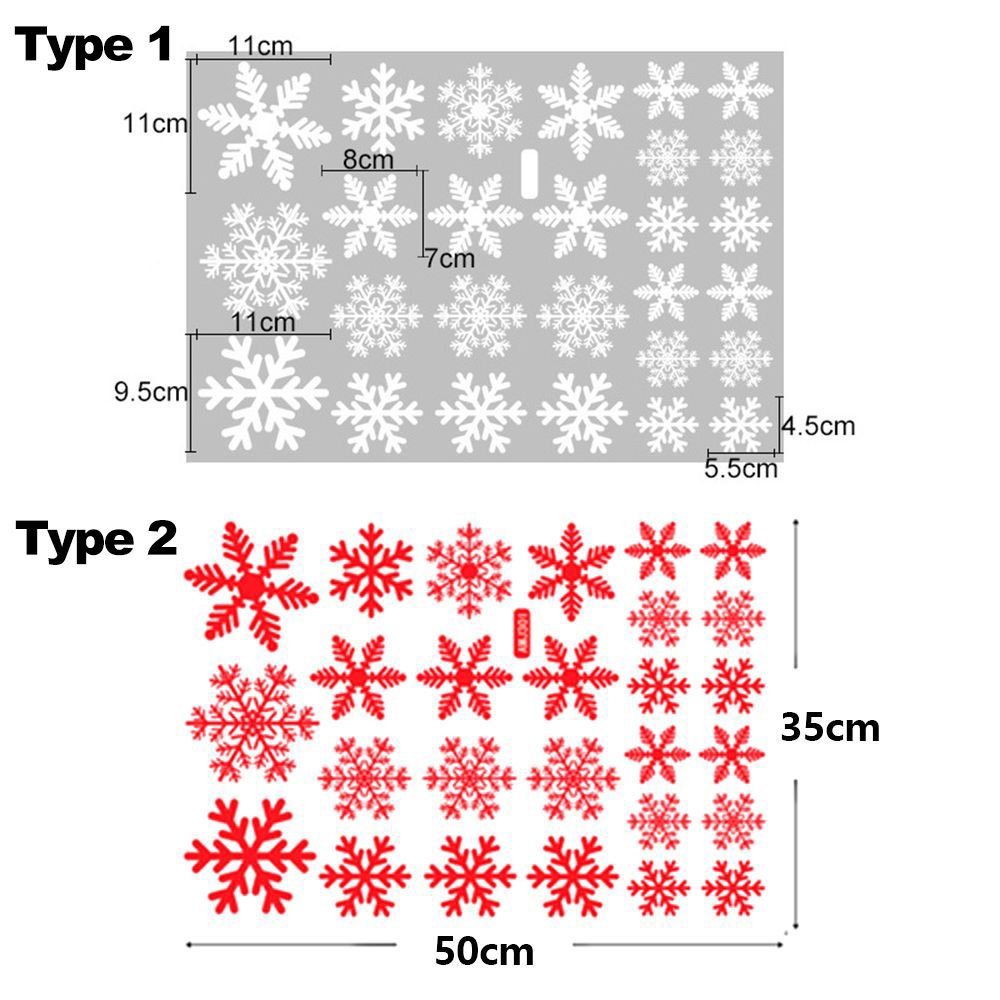 27/38PCS Gift Xmas  Festival S - Snowflake Window Decal review and price