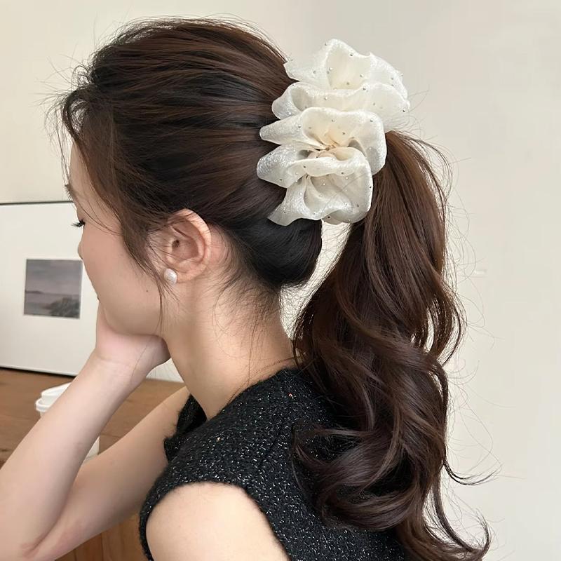 Fashion Elegant Flower Clip Re - Ribbon Bow Gift review and price