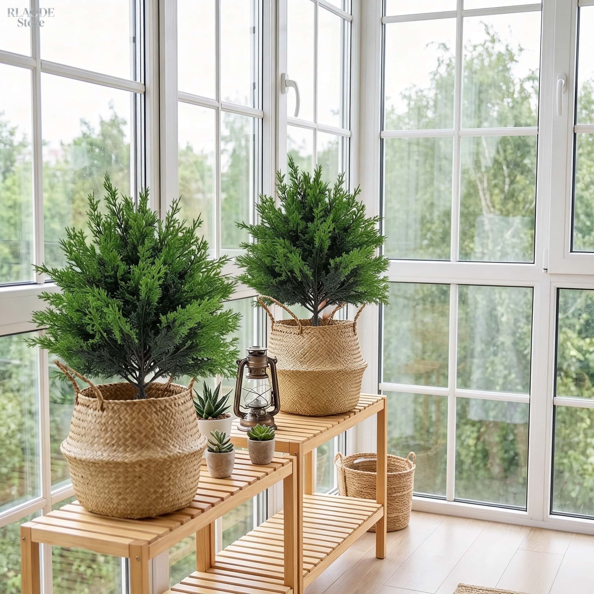 2pcs Outdoor Artificial Greene - Christmas Tree Artificial review and price