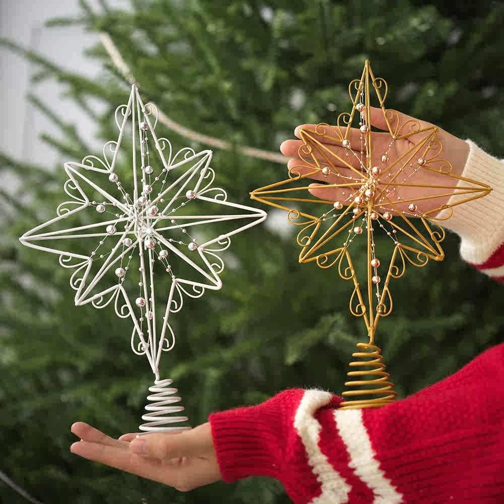 12.6 Inch Creative Led Lights  - Star Tree Topper review and price