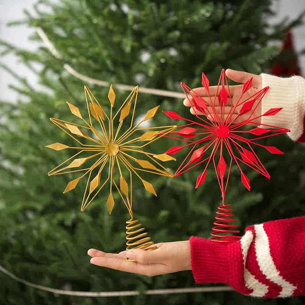 12.6 Inch Creative Led Lights  - Star Tree Topper review and price