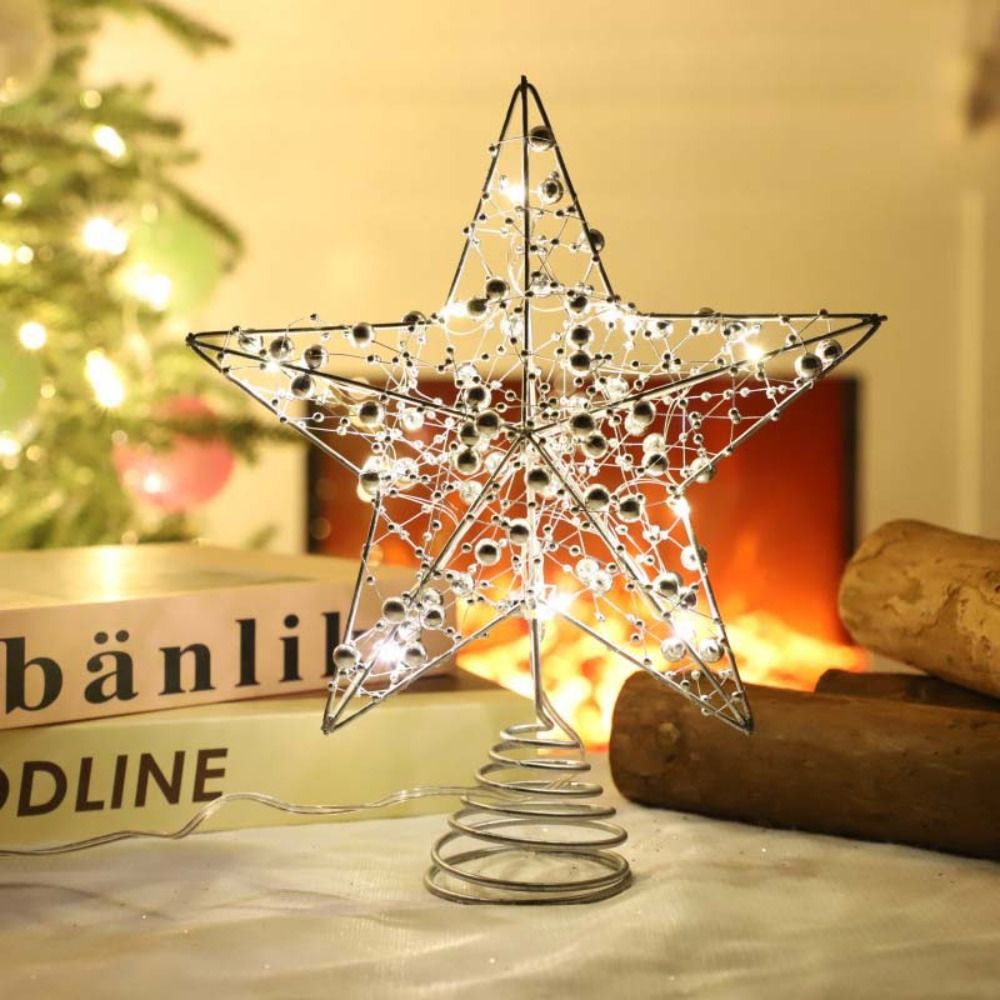 Gold/Silver LED Christmas Tree - Star Tree Topper review and price
