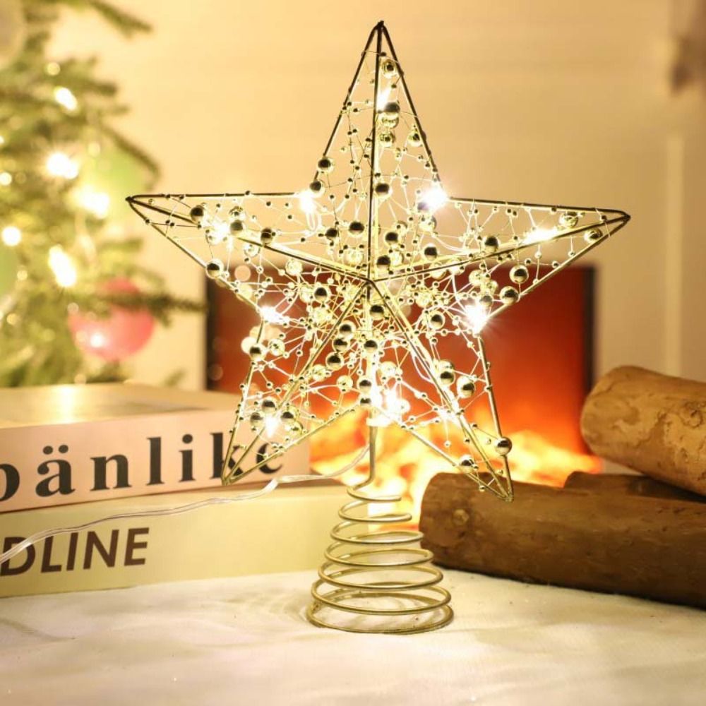 Gold/Silver LED Christmas Tree - Star Tree Topper review and price
