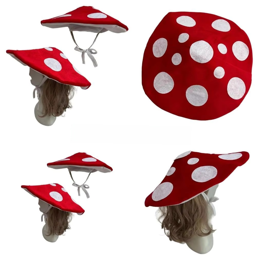 Mushroom Hat For Halloween Cos - Santa Hat Plush review and price