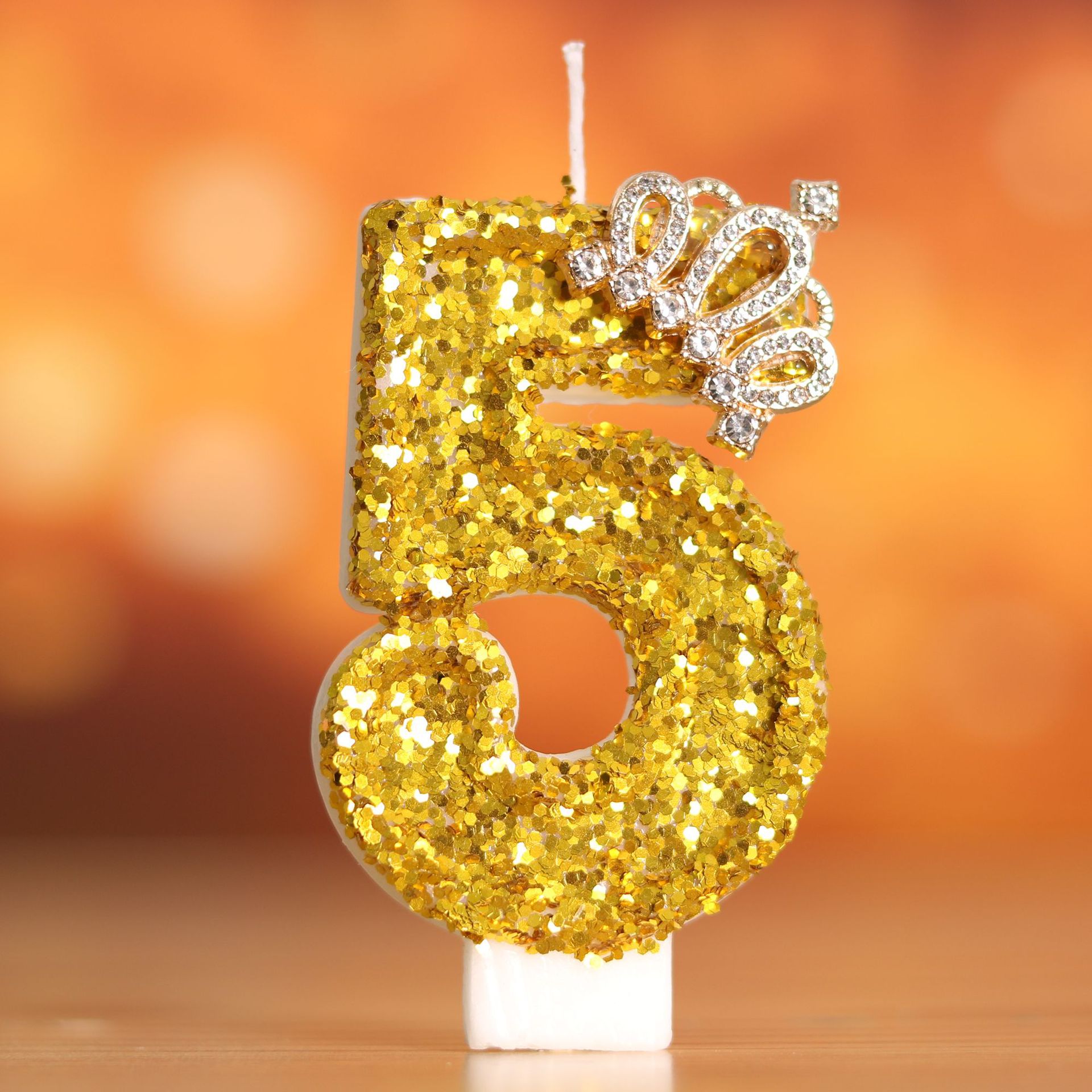 Digital Birthday Cake Gold Cro - Holiday Candle Set review and price