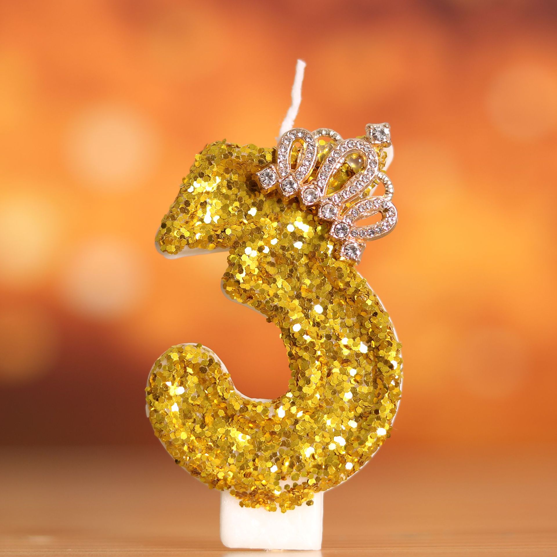 Digital Birthday Cake Gold Cro - Holiday Candle Set review and price