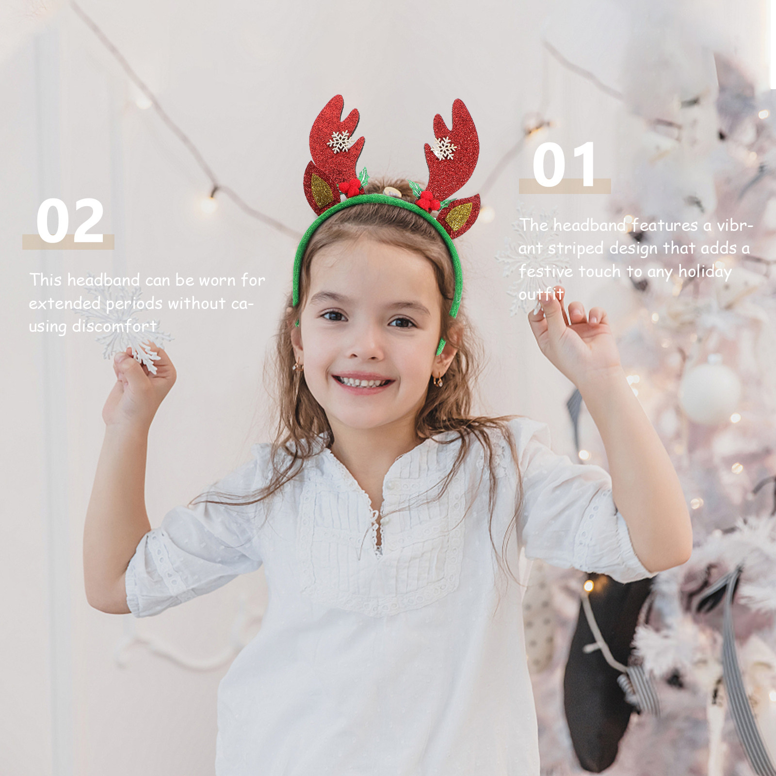 Christmas Deer Antlers Headban - Reindeer Antlers Headband review and price