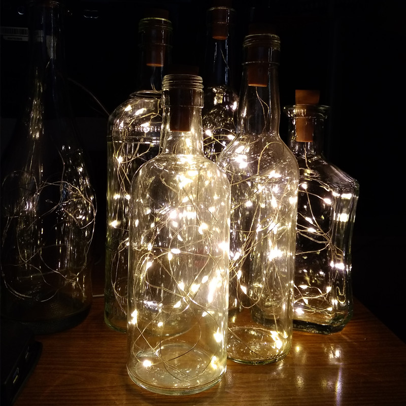 6pcs 20led Wine Bottle with Co - Led Fairy String Lights review and price