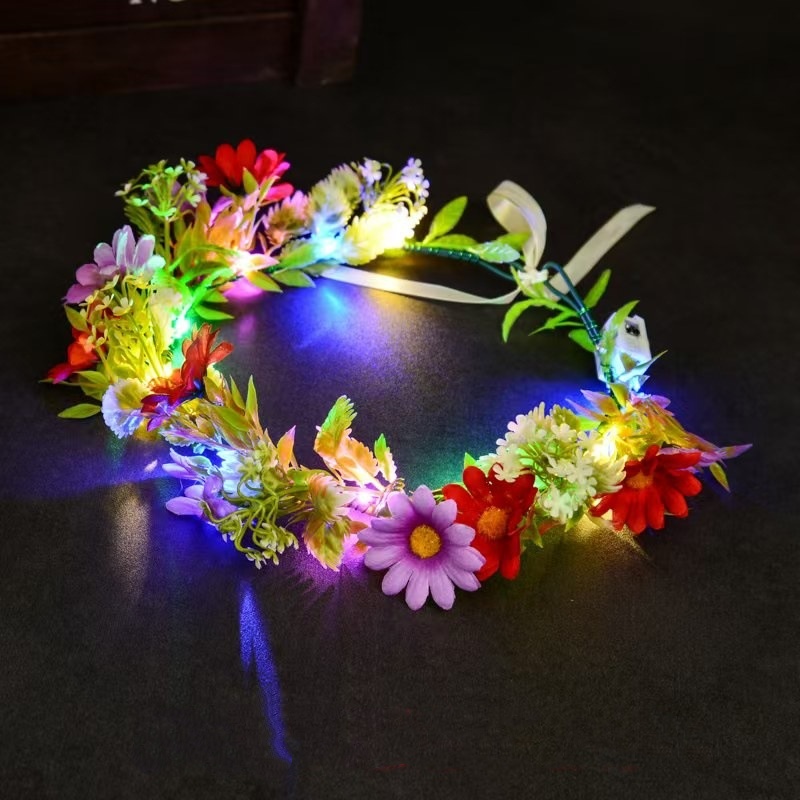 Luminous Floral Wreath LED Flo - Led Fairy String Lights review and price