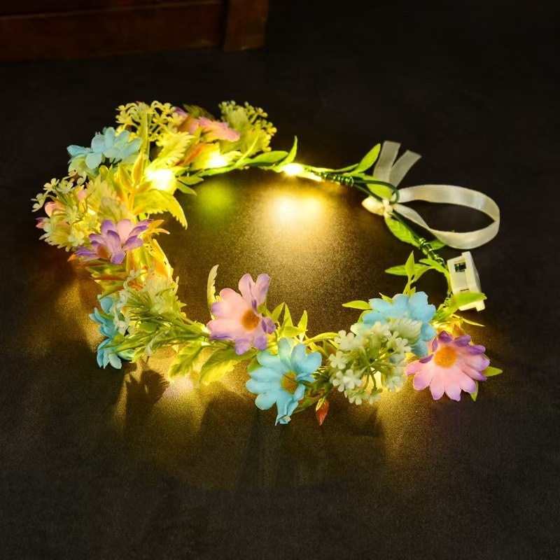 Luminous Floral Wreath LED Flo - Led Fairy String Lights review and price
