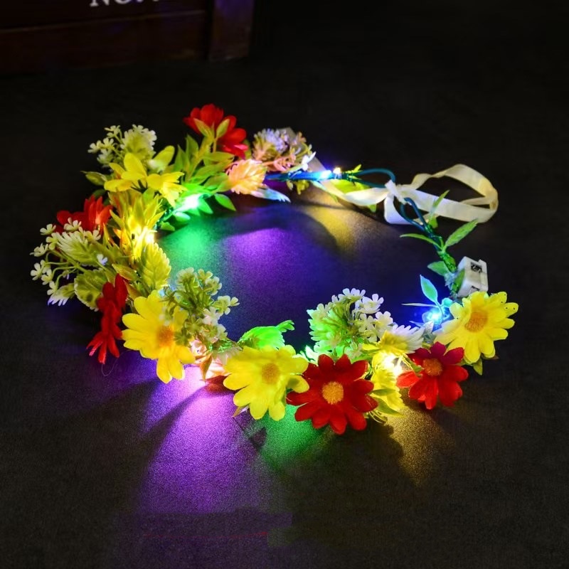 Luminous Floral Wreath LED Flo - Led Fairy String Lights review and price