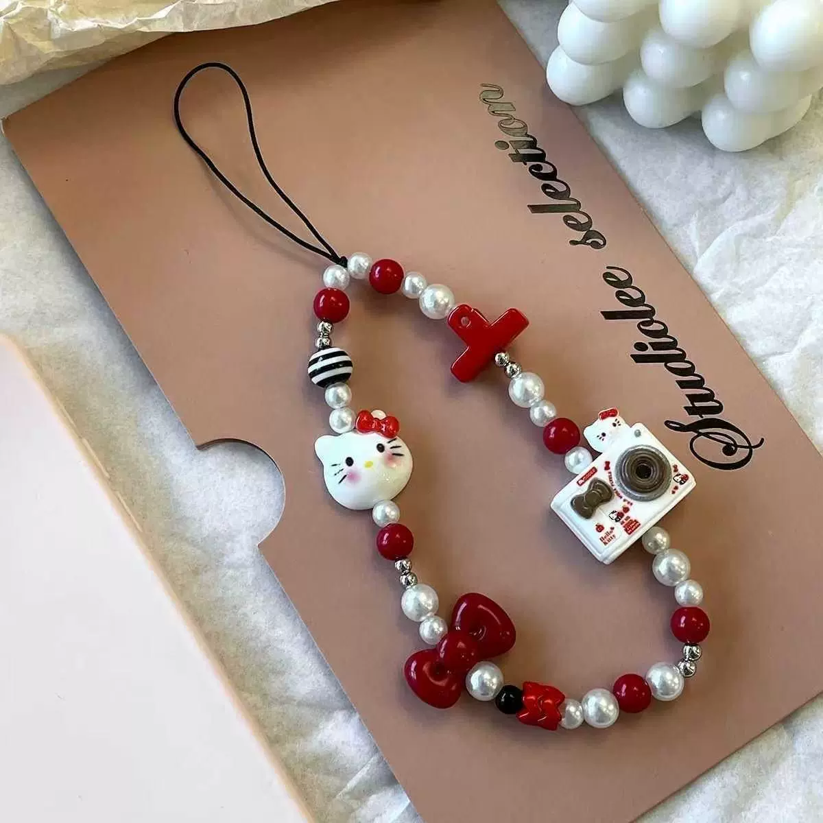 Ins Sweet Kawaii Hello Kitty   - Ribbon Bow Gift review and price