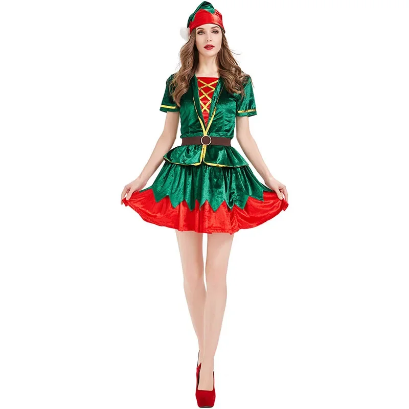 Women Christmas Green Elf Cost - Elf Costume Christmas review and price