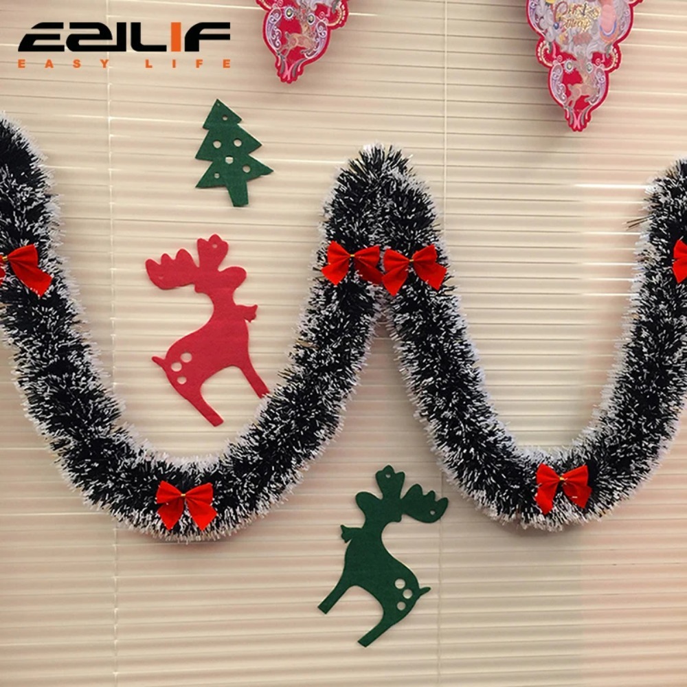 Christmas Tinsel Garland Artif - Tinsel Garland Decoration review and price