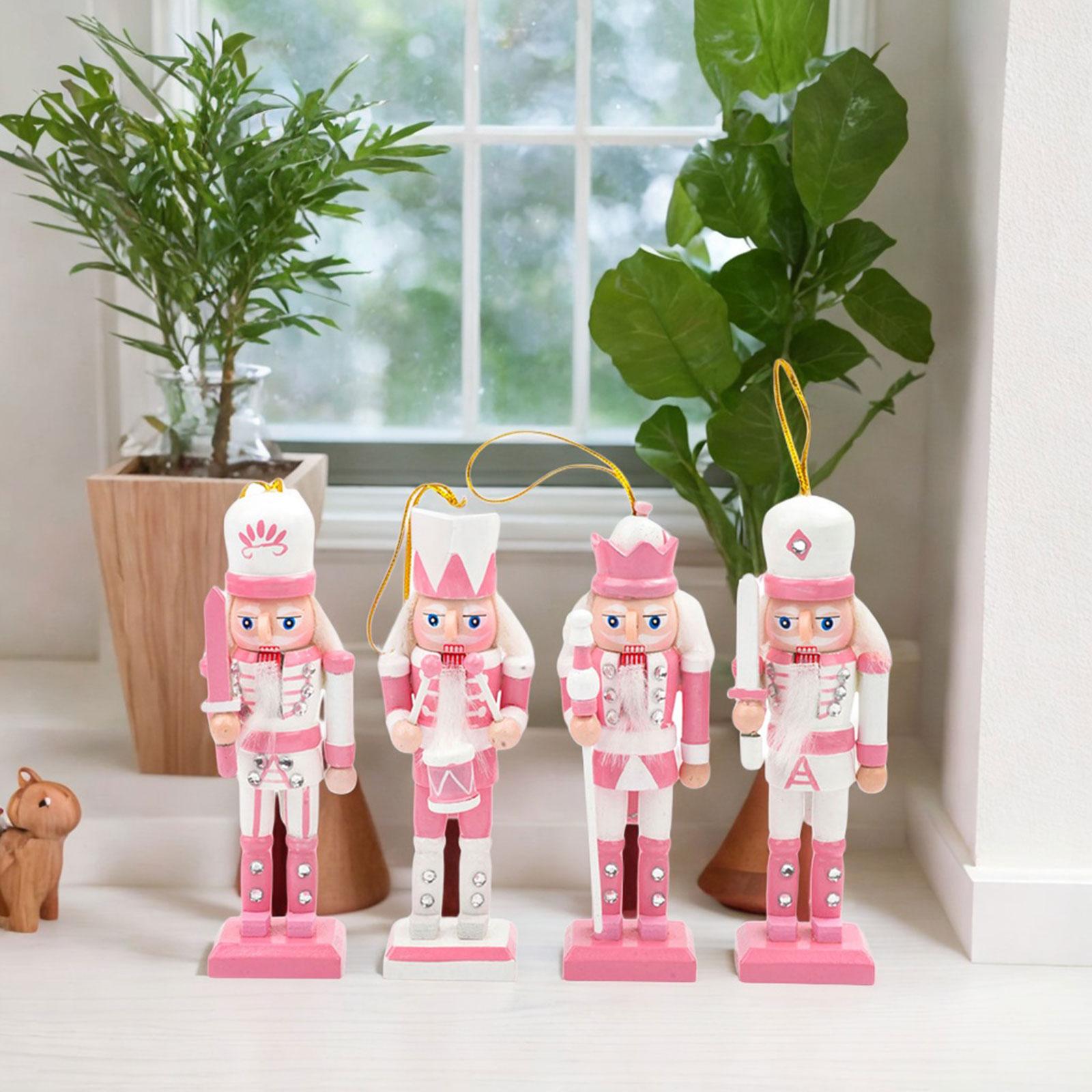 4x Wooden Nutcracker Soldier F - Nutcracker Figurine review and price
