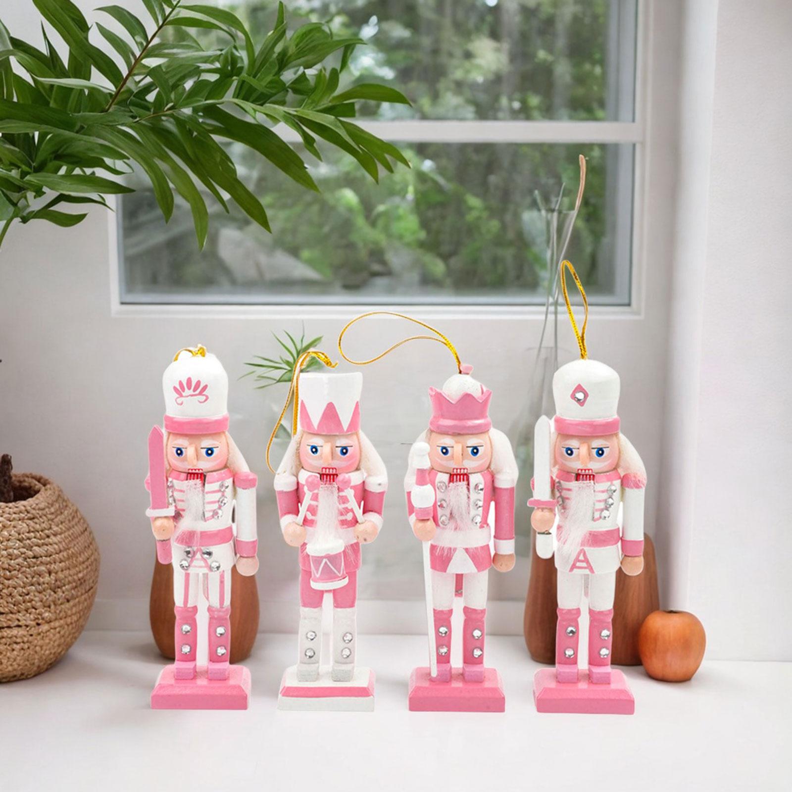 4x Wooden Nutcracker Soldier F - Nutcracker Figurine review and price