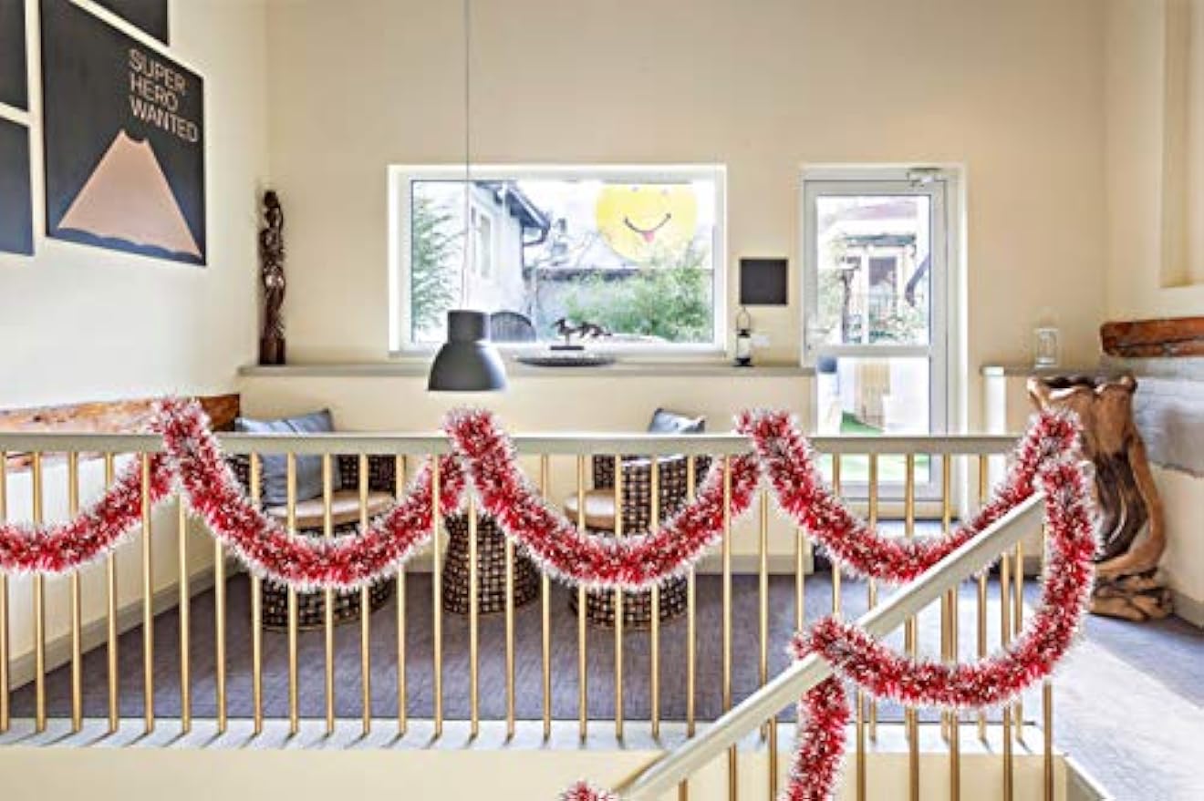 2M Christmas Metallic Streamer - Tinsel Garland Decoration review and price