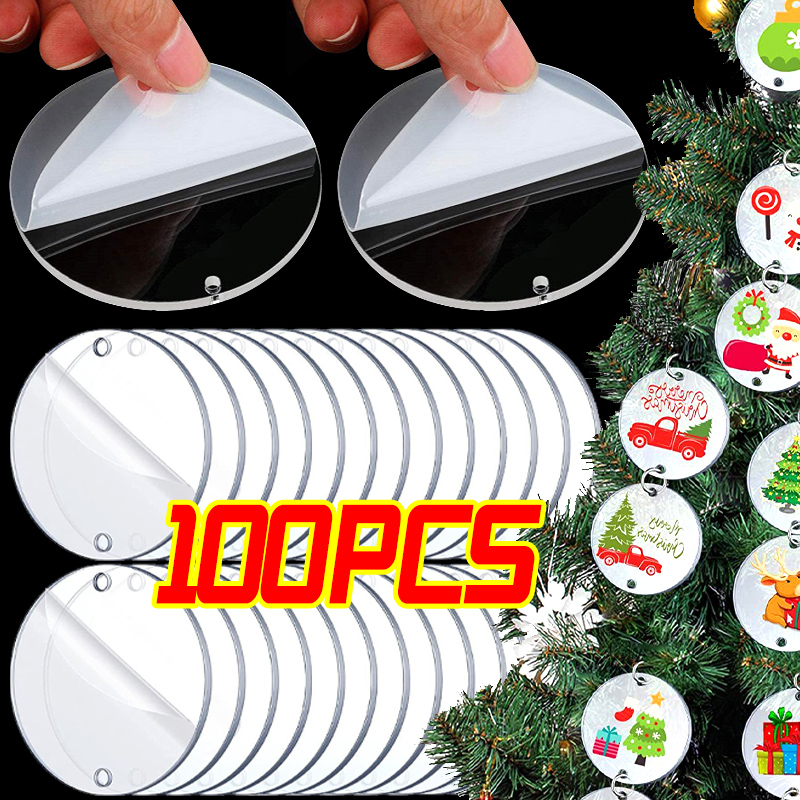 5/100x Blank Christmas Clear R - Christmas Stocking Hanging review and price