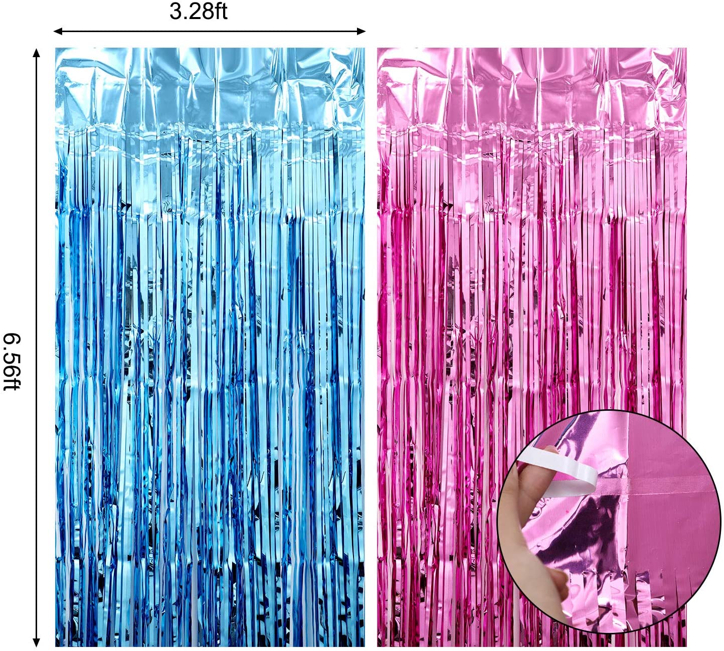35PCS Gender Reveal Decoration - Tinsel Garland Decoration review and price