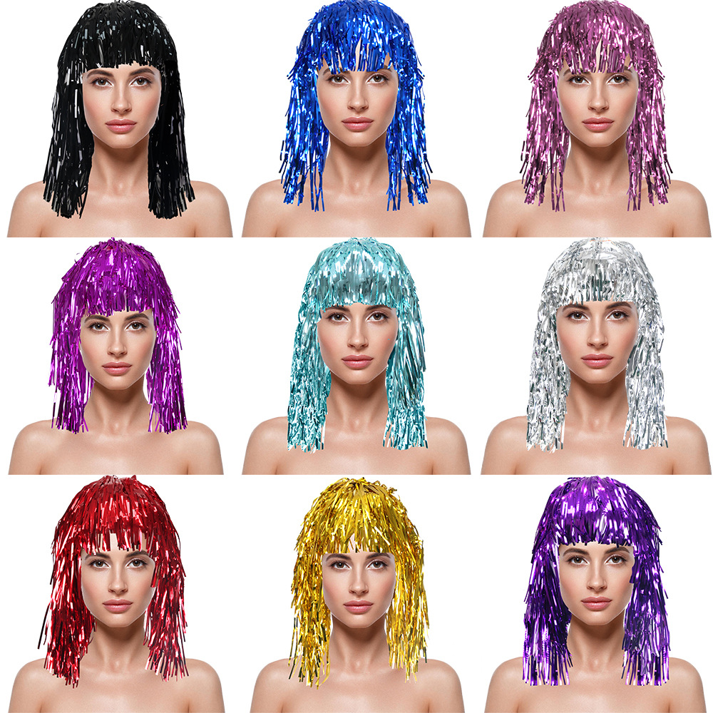 Cosplay Disco Wig Foil Tinsel  - Tinsel Garland Decoration review and price