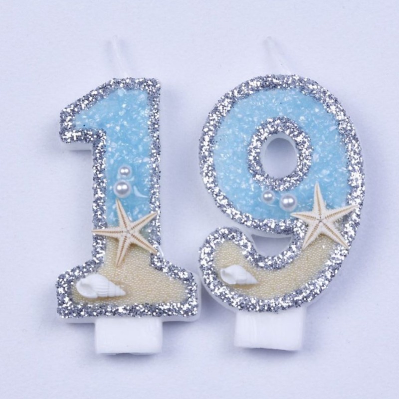 Beach Starfish Number Birthday - Holiday Candle Set review and price