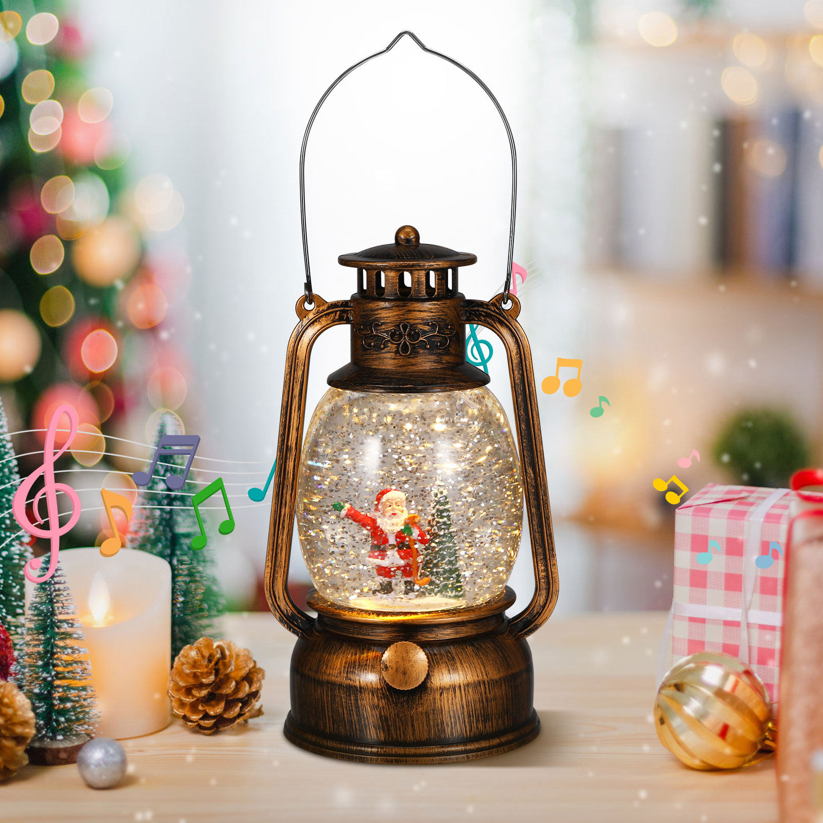 Lighted Musical Snow Globe Lan - Snow Globe Musical review and price