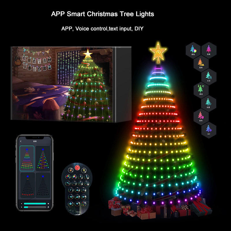 7FT 400LEDs Smart Christmas Tr - Star Tree Topper review and price