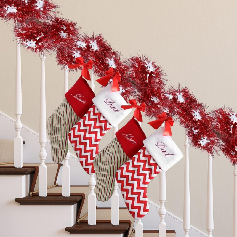 1pc Christmas Tinsel Snowflake - Tinsel Garland Decoration review and price