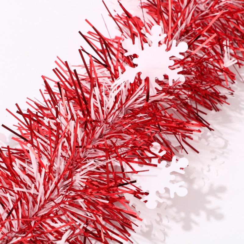 1pc Christmas Tinsel Snowflake - Tinsel Garland Decoration review and price