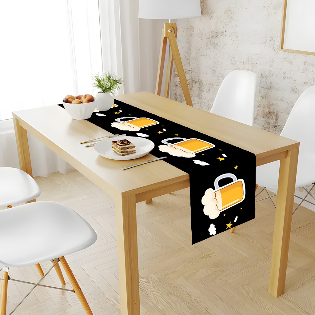 1pc 2D Flat Printed Table Runn - Christmas Table Runner review and price