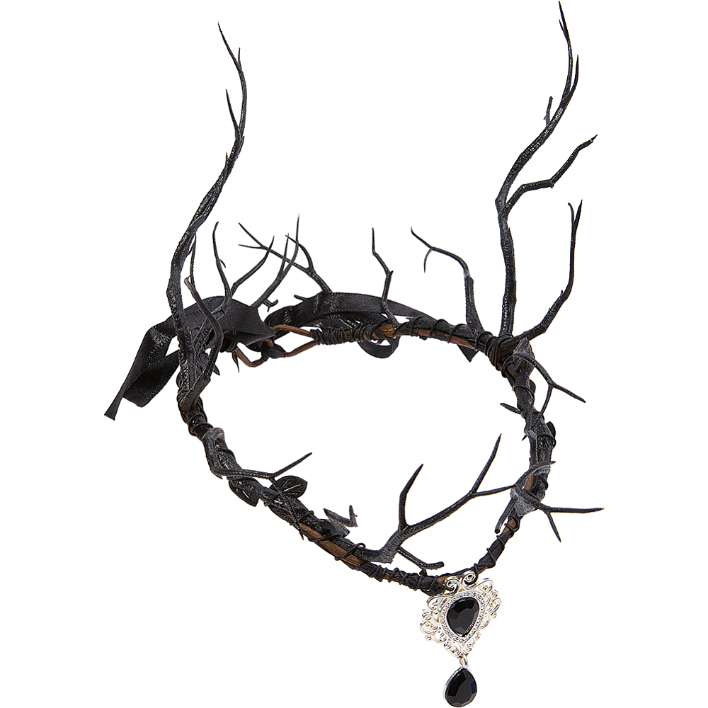 Black Fairy Headpiece Dark Rei - Reindeer Antlers Headband review and price