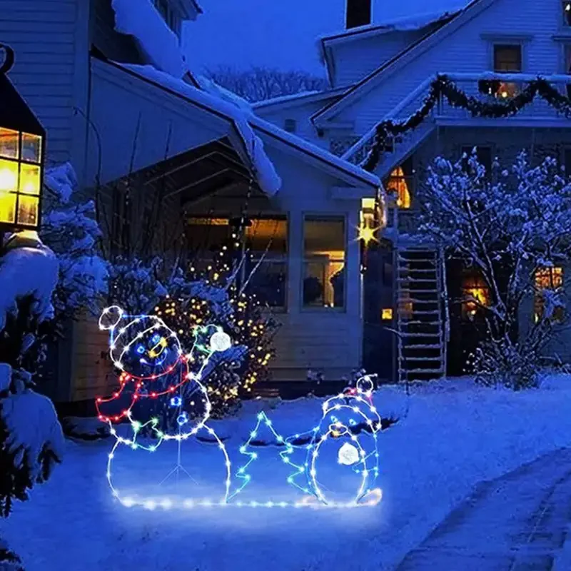 Animated LED Snowman Ornament  - Christmas Lights Outdoor review and price